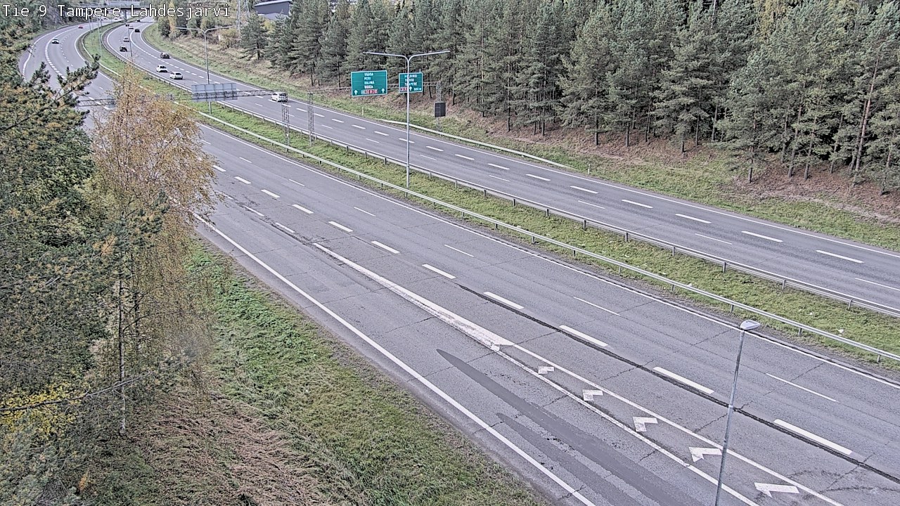 Weather Camera Image Road 9 Tampere, Lahdesjärvi, Tampere, Pirkanmaa