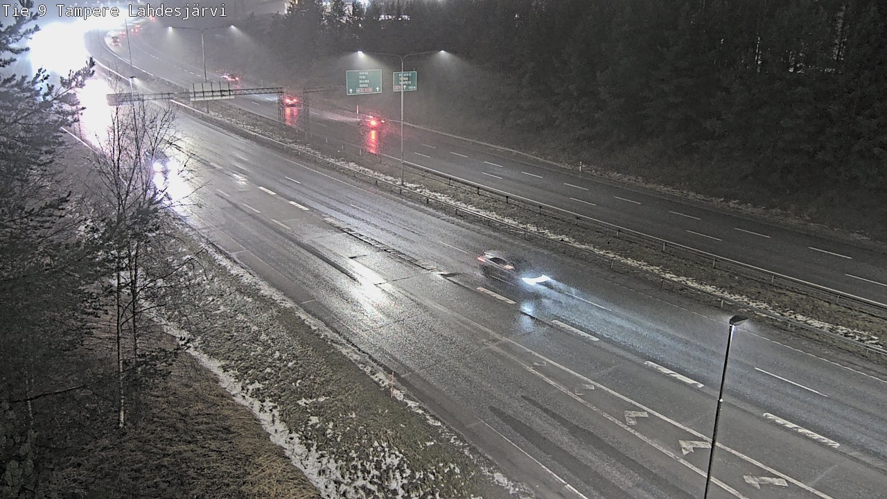 Weather Camera Image Väg 9 Tammerfors, Lahdesjärvi, Tampere, Pirkanmaa