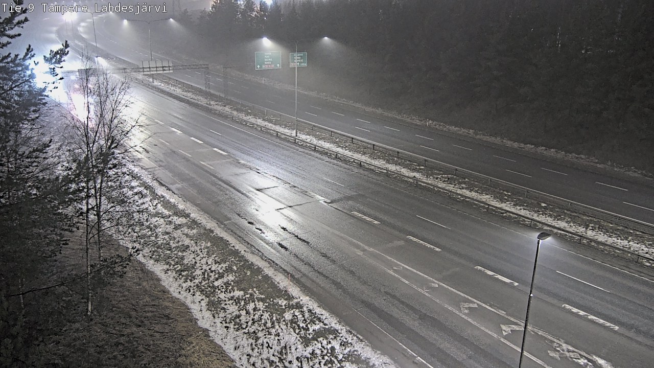 Weather Camera Image Väg 9 Tammerfors, Lahdesjärvi, Tampere, Pirkanmaa