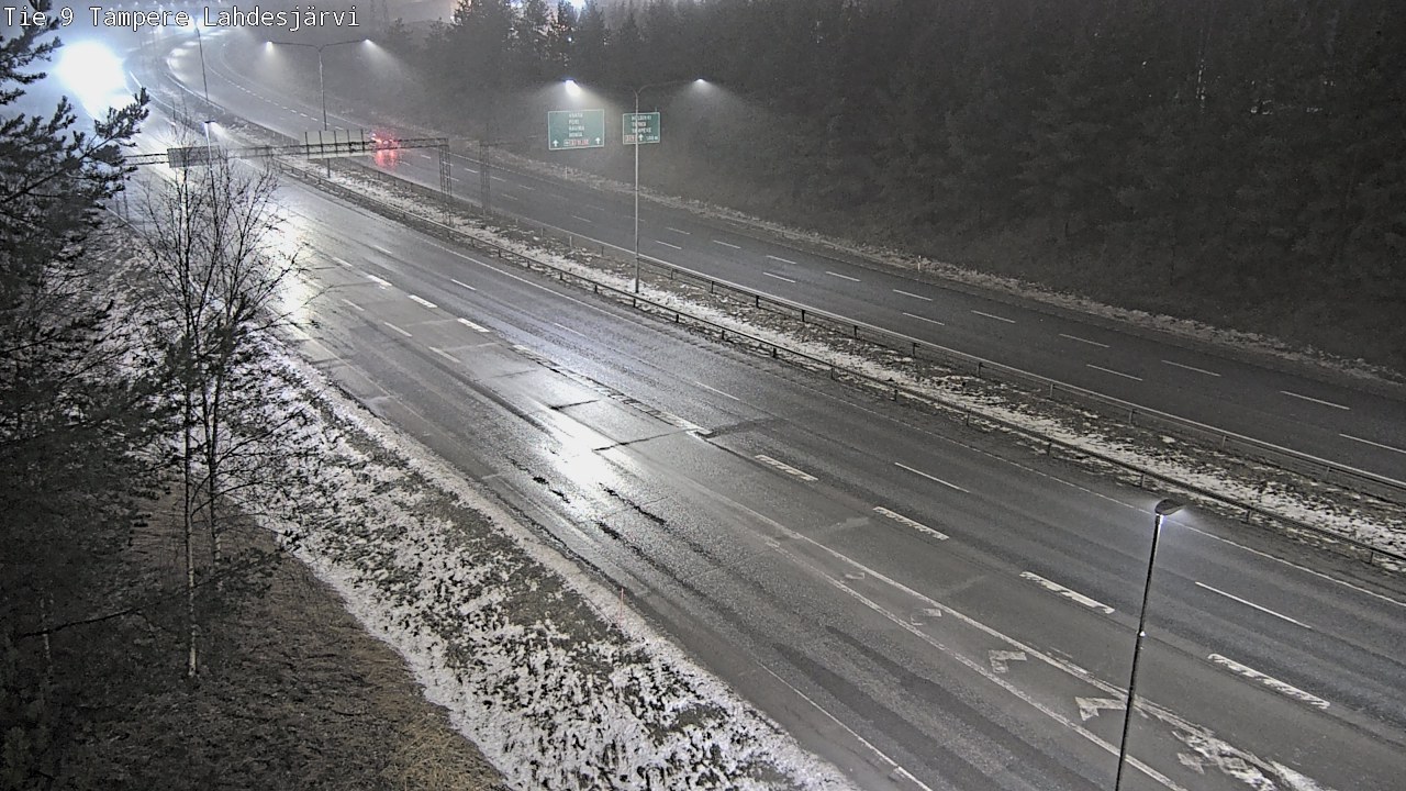 Weather Camera Image Väg 9 Tammerfors, Lahdesjärvi, Tampere, Pirkanmaa