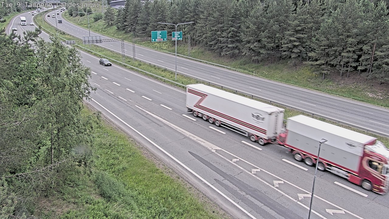 Weather Camera Image Väg 9 Tammerfors, Lahdesjärvi, Tampere, Pirkanmaa