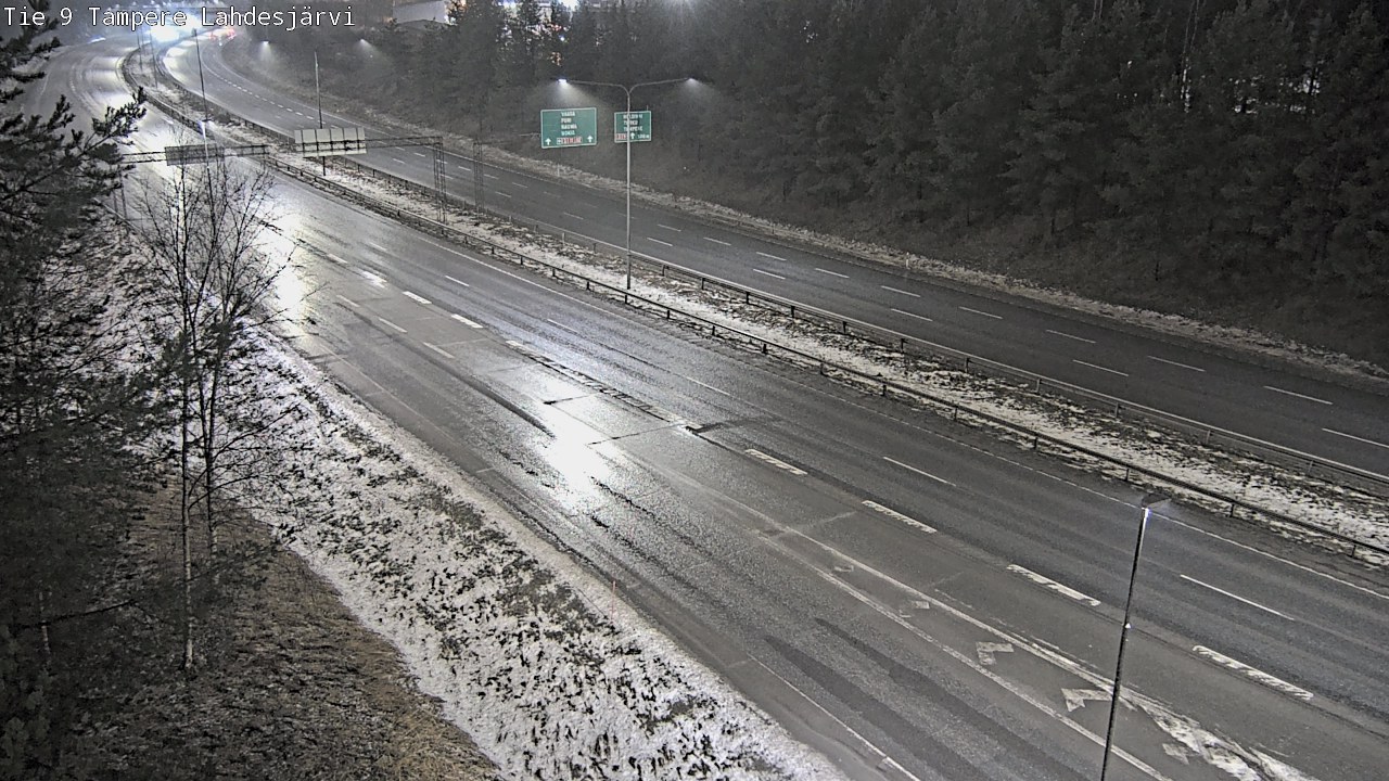 Weather Camera Image Väg 9 Tammerfors, Lahdesjärvi, Tampere, Pirkanmaa