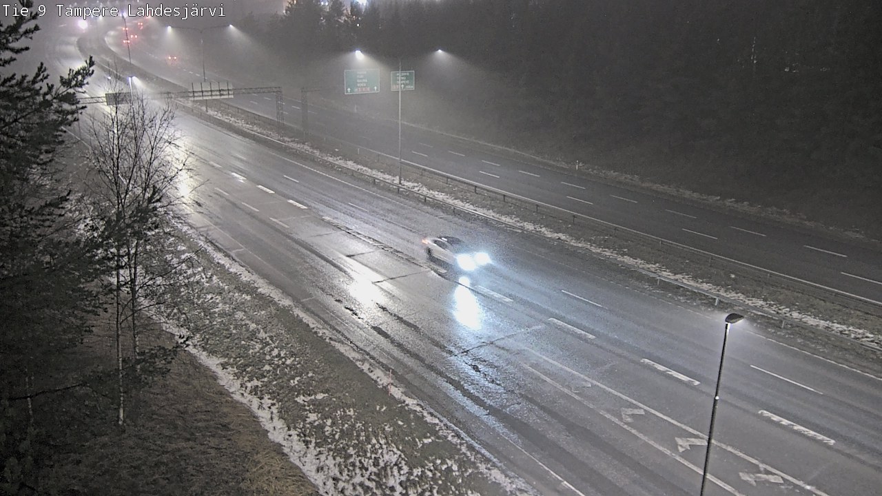 Weather Camera Image Väg 9 Tammerfors, Lahdesjärvi, Tampere, Pirkanmaa