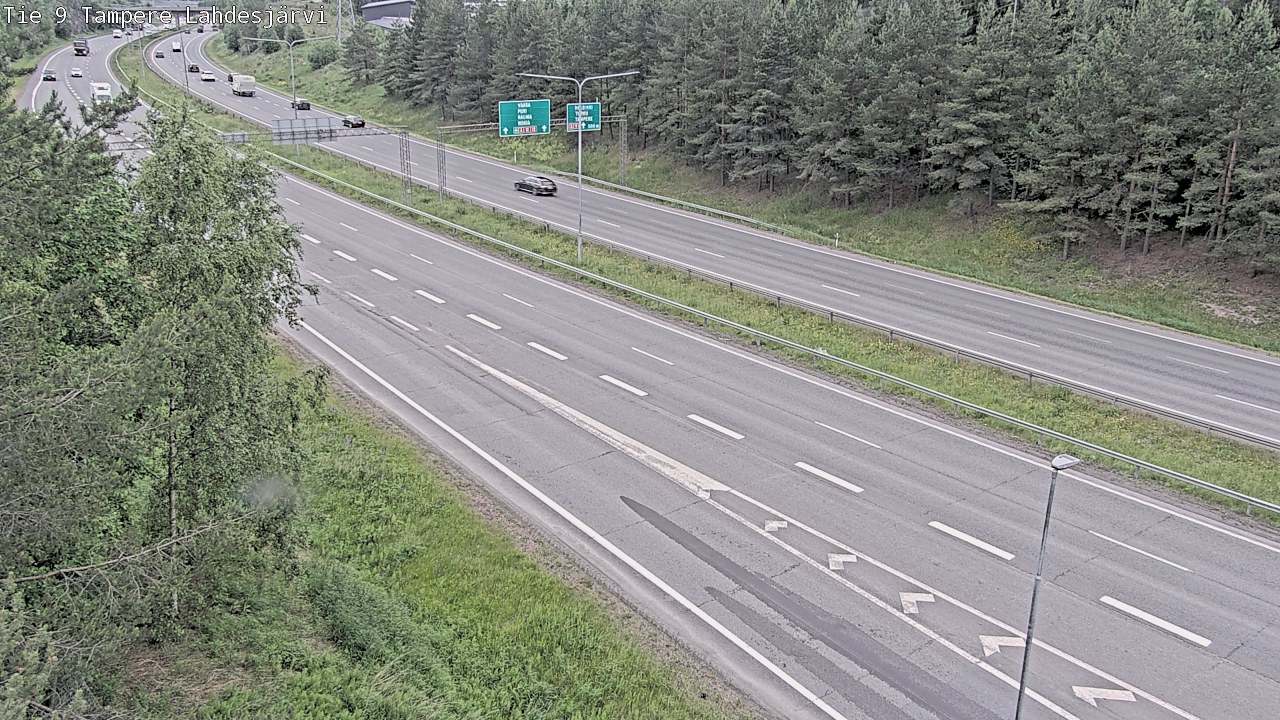 Weather Camera Image Väg 9 Tammerfors, Lahdesjärvi, Tampere, Pirkanmaa
