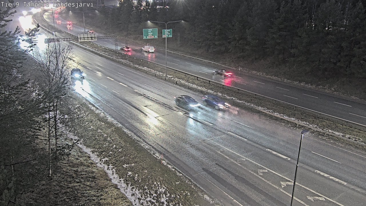 Weather Camera Image Väg 9 Tammerfors, Lahdesjärvi, Tampere, Pirkanmaa