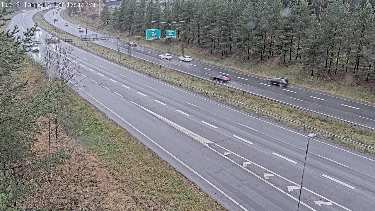 Weather Camera Image Väg 9 Tammerfors, Lahdesjärvi, Tampere, Pirkanmaa