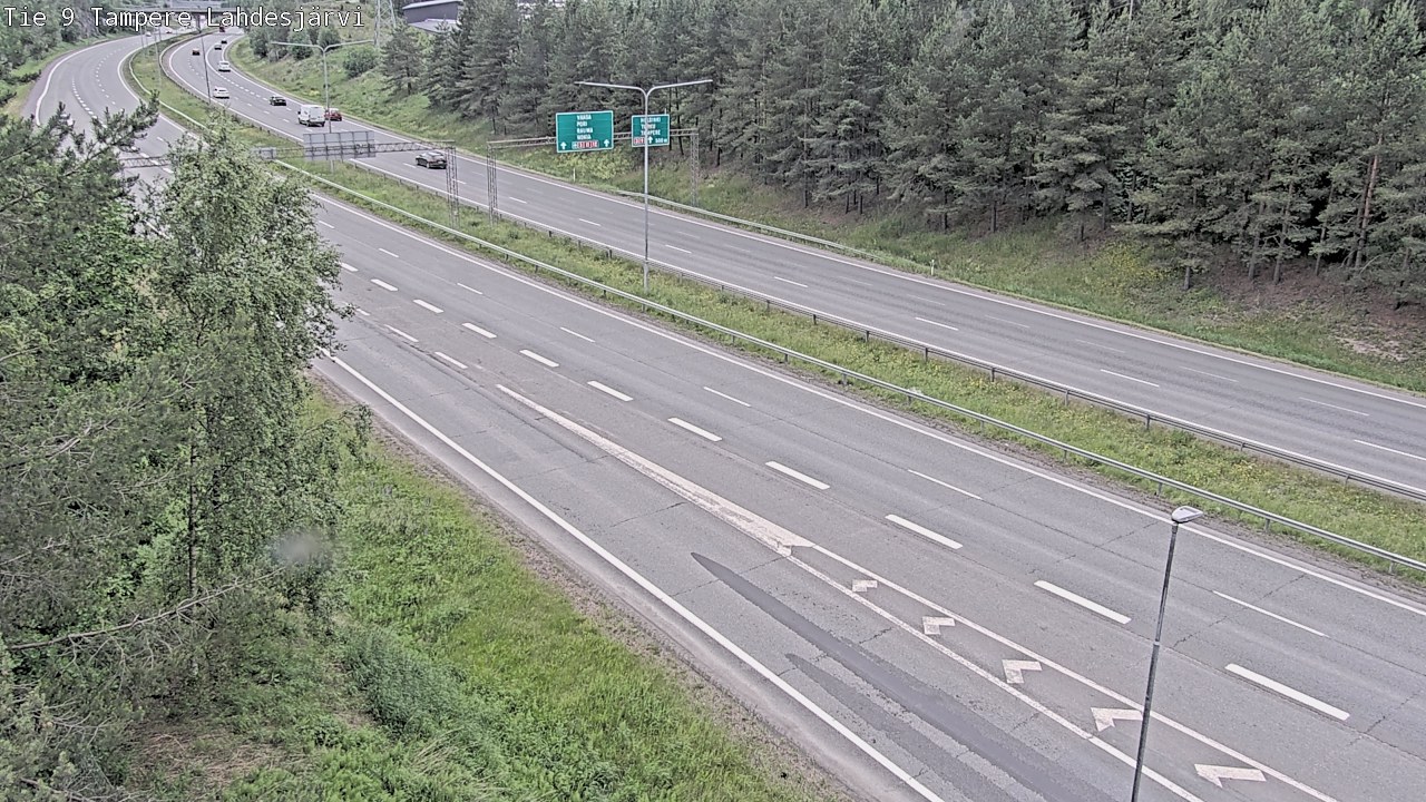 Weather Camera Image Väg 9 Tammerfors, Lahdesjärvi, Tampere, Pirkanmaa