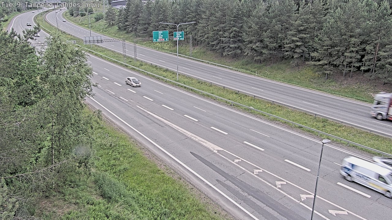 Weather Camera Image Väg 9 Tammerfors, Lahdesjärvi, Tampere, Pirkanmaa