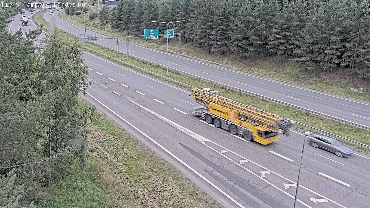 Weather Camera Image Road 9 Tampere, Lahdesjärvi, Tampere, Pirkanmaa