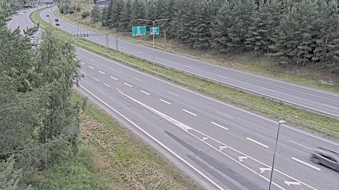 Weather Camera Image Road 9 Tampere, Lahdesjärvi, Tampere, Pirkanmaa