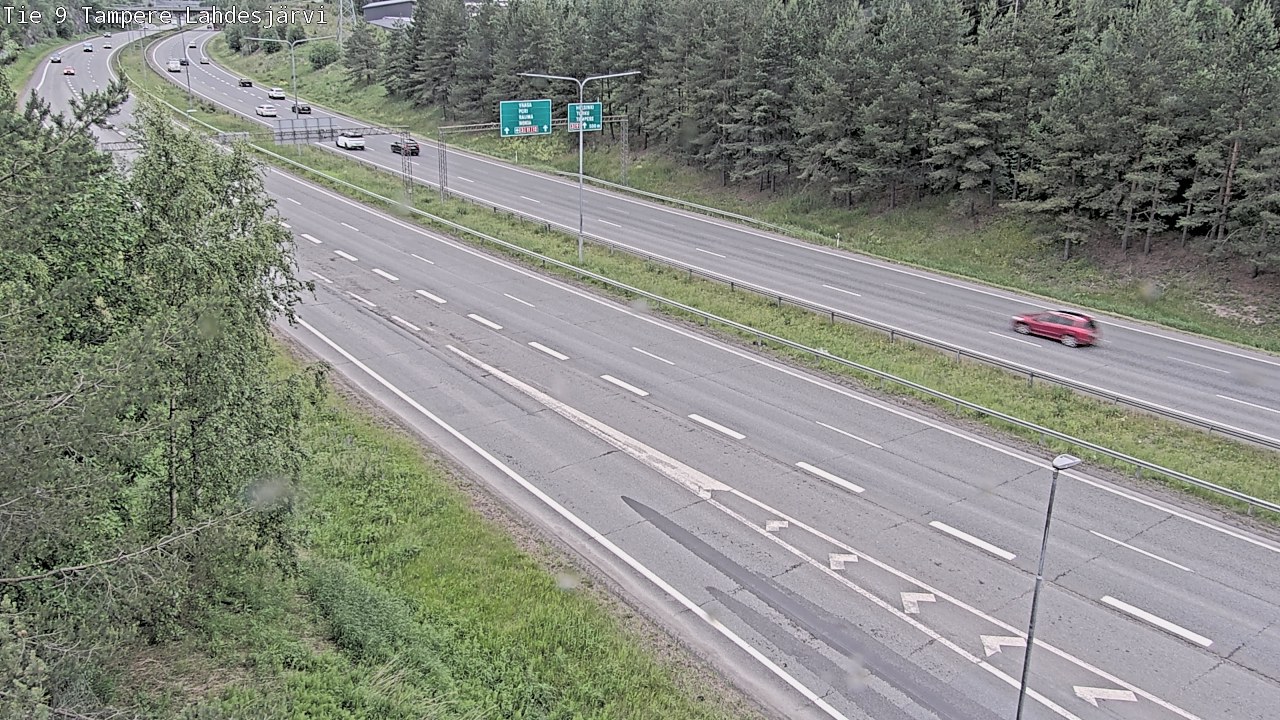 Weather Camera Image Väg 9 Tammerfors, Lahdesjärvi, Tampere, Pirkanmaa