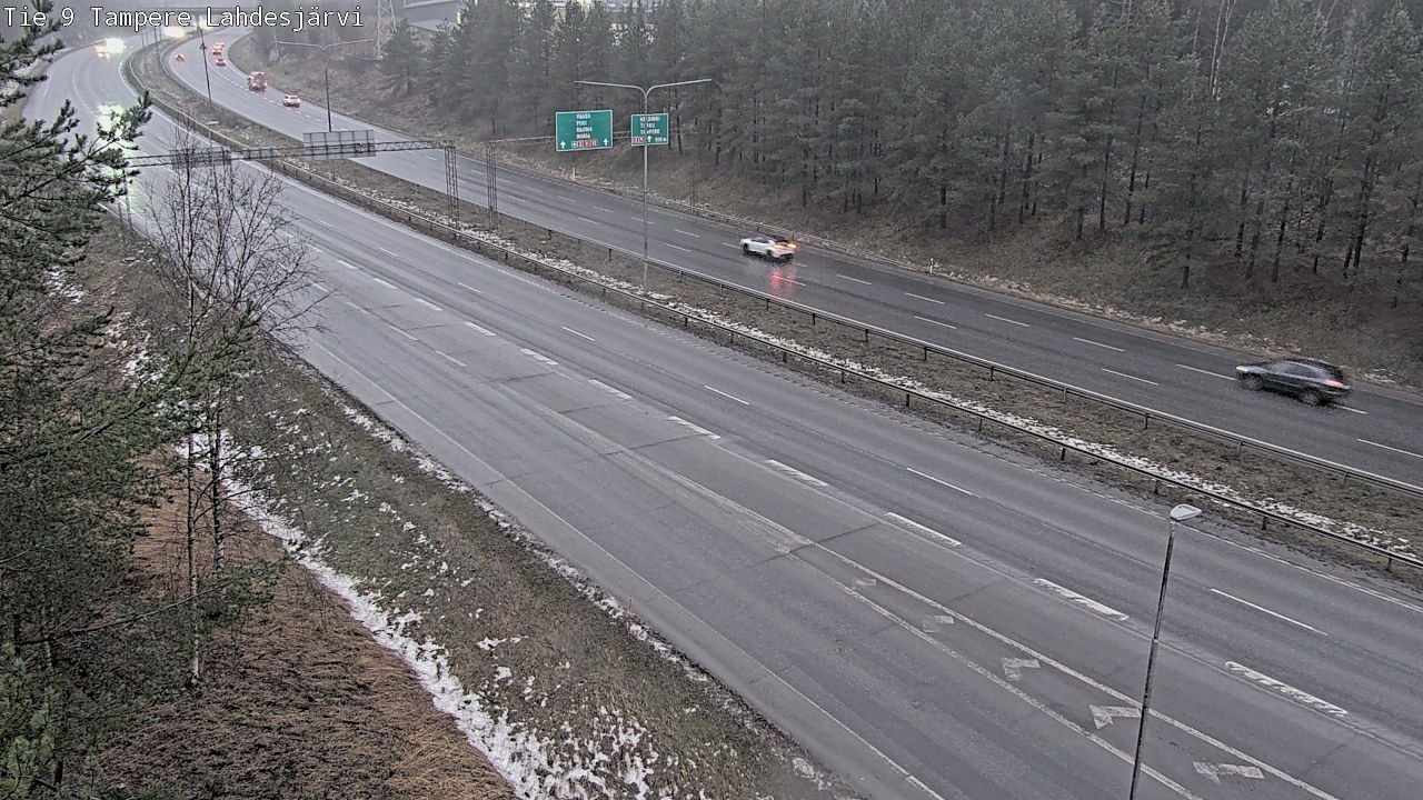 Weather Camera Image Väg 9 Tammerfors, Lahdesjärvi, Tampere, Pirkanmaa
