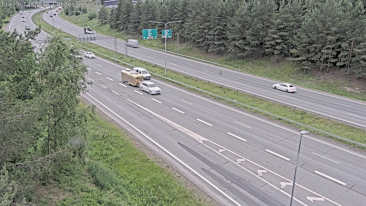 Weather Camera Image Väg 9 Tammerfors, Lahdesjärvi, Tampere, Pirkanmaa