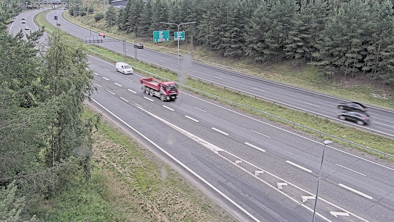 Weather Camera Image Road 9 Tampere, Lahdesjärvi, Tampere, Pirkanmaa