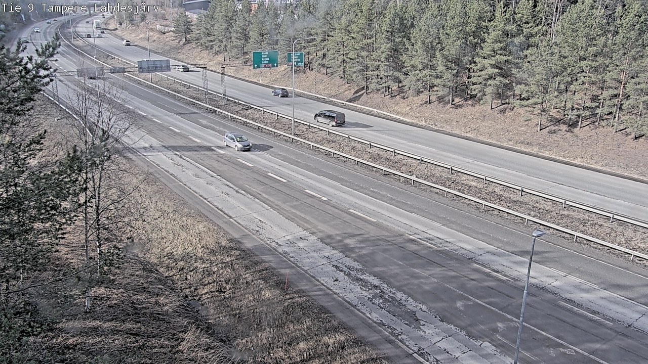 Weather Camera Image Road 9 Tampere, Lahdesjärvi, Tampere, Pirkanmaa