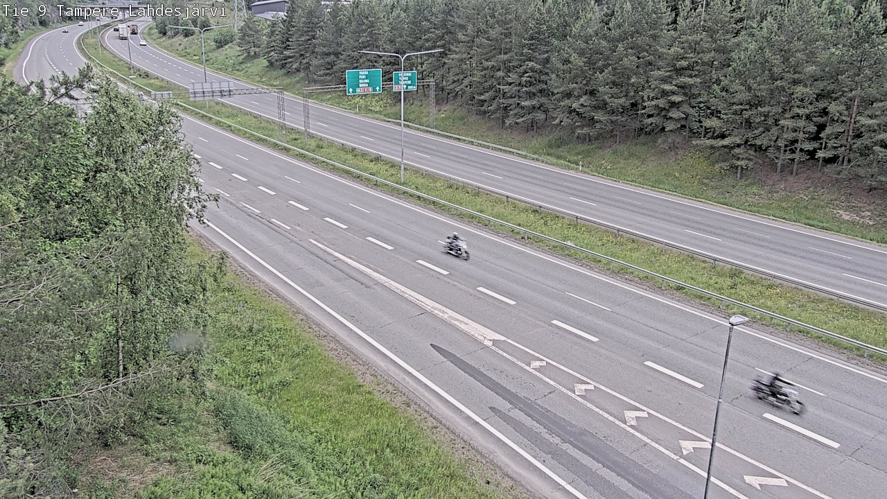 Weather Camera Image Väg 9 Tammerfors, Lahdesjärvi, Tampere, Pirkanmaa