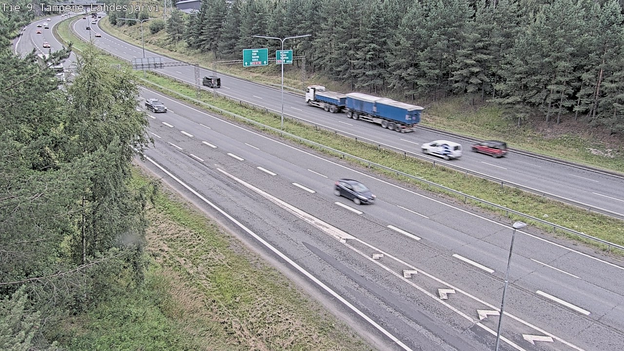 Weather Camera Image Road 9 Tampere, Lahdesjärvi, Tampere, Pirkanmaa