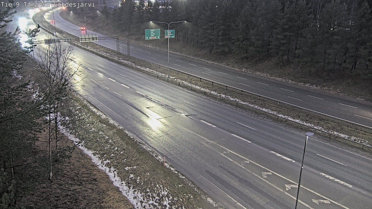 Weather Camera Image Väg 9 Tammerfors, Lahdesjärvi, Tampere, Pirkanmaa