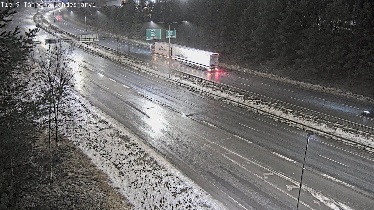Weather Camera Image Väg 9 Tammerfors, Lahdesjärvi, Tampere, Pirkanmaa