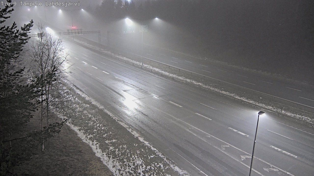Weather Camera Image Väg 9 Tammerfors, Lahdesjärvi, Tampere, Pirkanmaa