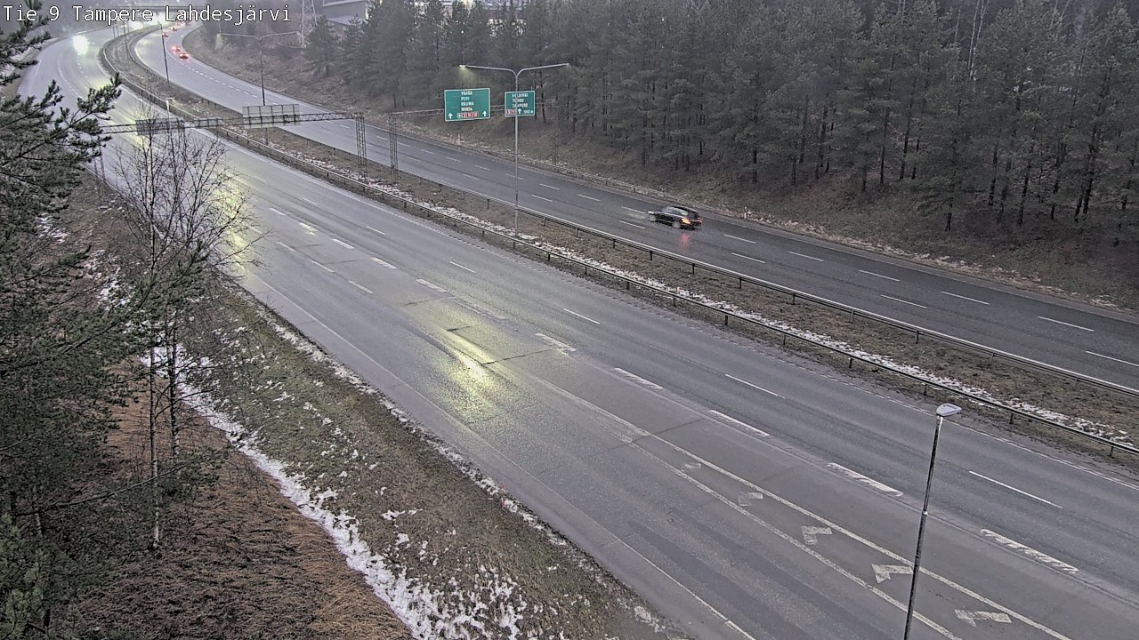 Weather Camera Image Väg 9 Tammerfors, Lahdesjärvi, Tampere, Pirkanmaa