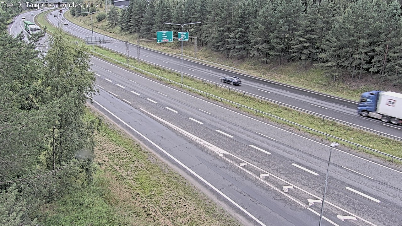 Weather Camera Image Road 9 Tampere, Lahdesjärvi, Tampere, Pirkanmaa