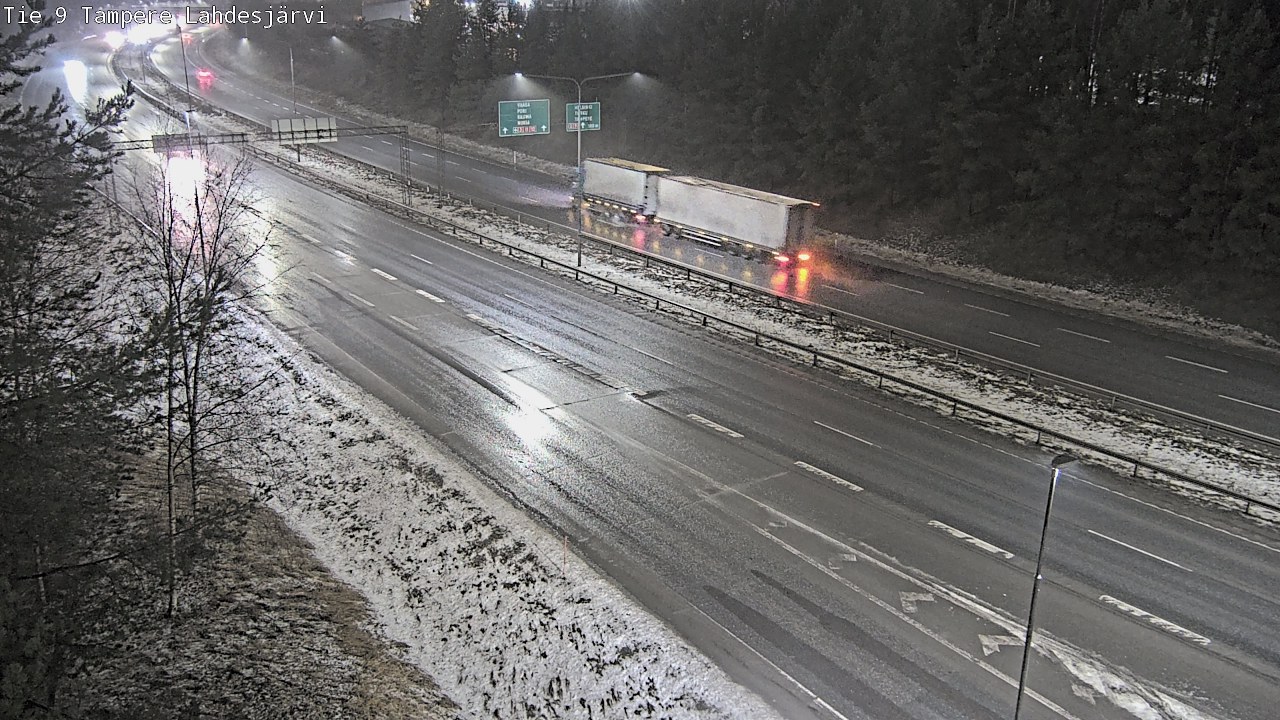 Weather Camera Image Väg 9 Tammerfors, Lahdesjärvi, Tampere, Pirkanmaa