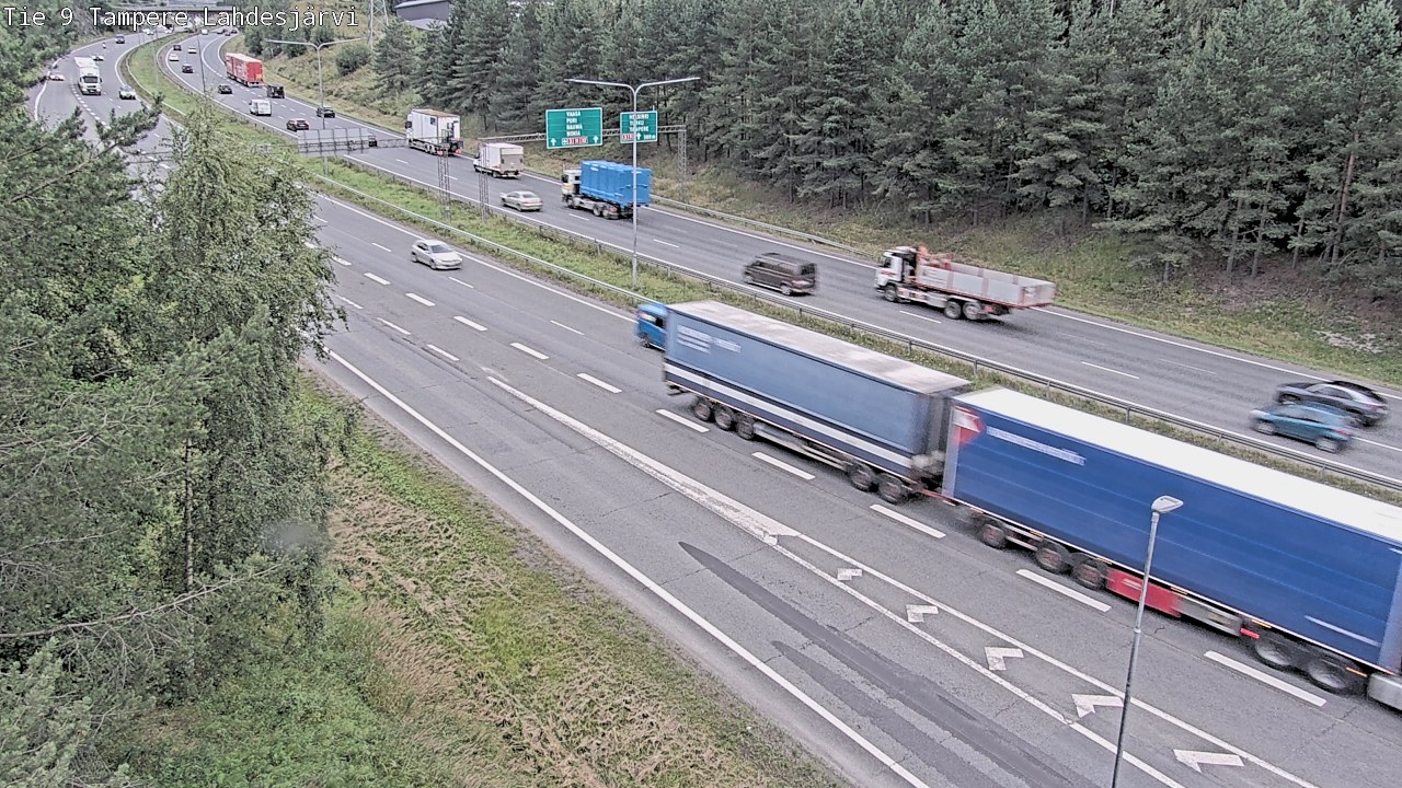 Weather Camera Image Road 9 Tampere, Lahdesjärvi, Tampere, Pirkanmaa
