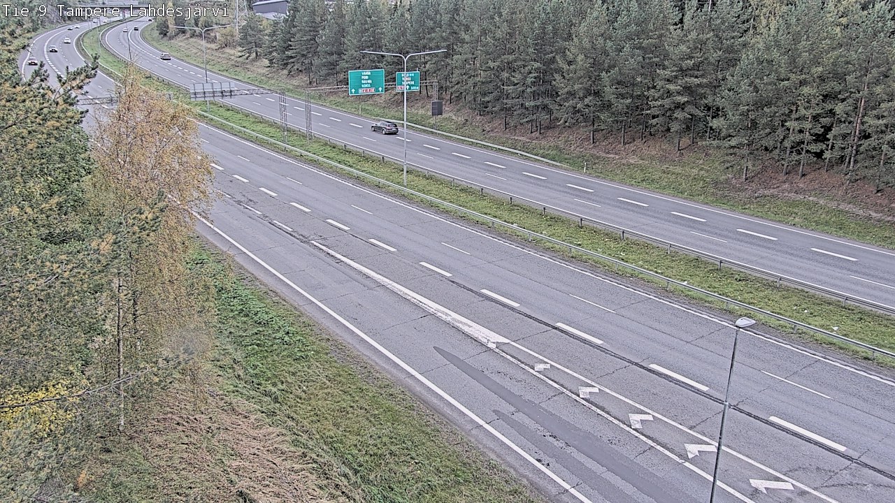 Weather Camera Image Road 9 Tampere, Lahdesjärvi, Tampere, Pirkanmaa