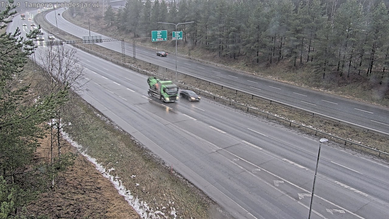 Weather Camera Image Road 9 Tampere, Lahdesjärvi, Tampere, Pirkanmaa