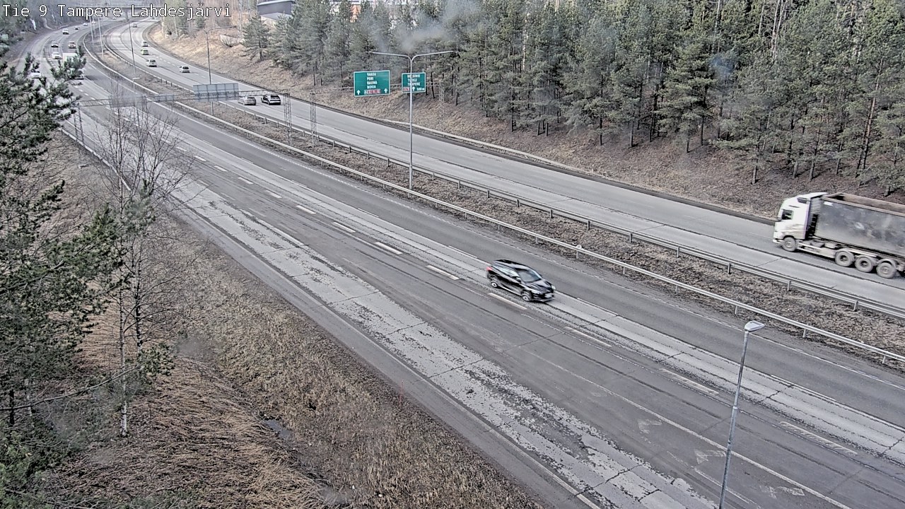 Weather Camera Image Road 9 Tampere, Lahdesjärvi, Tampere, Pirkanmaa