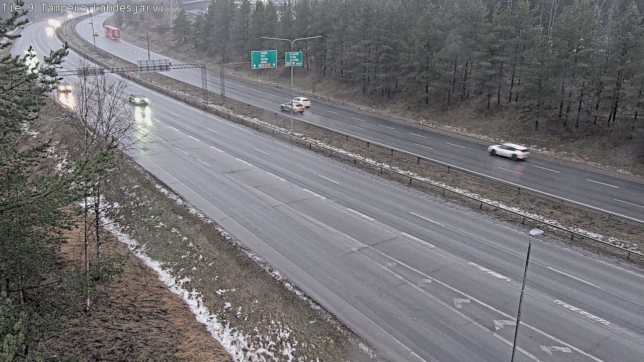Weather Camera Image Väg 9 Tammerfors, Lahdesjärvi, Tampere, Pirkanmaa