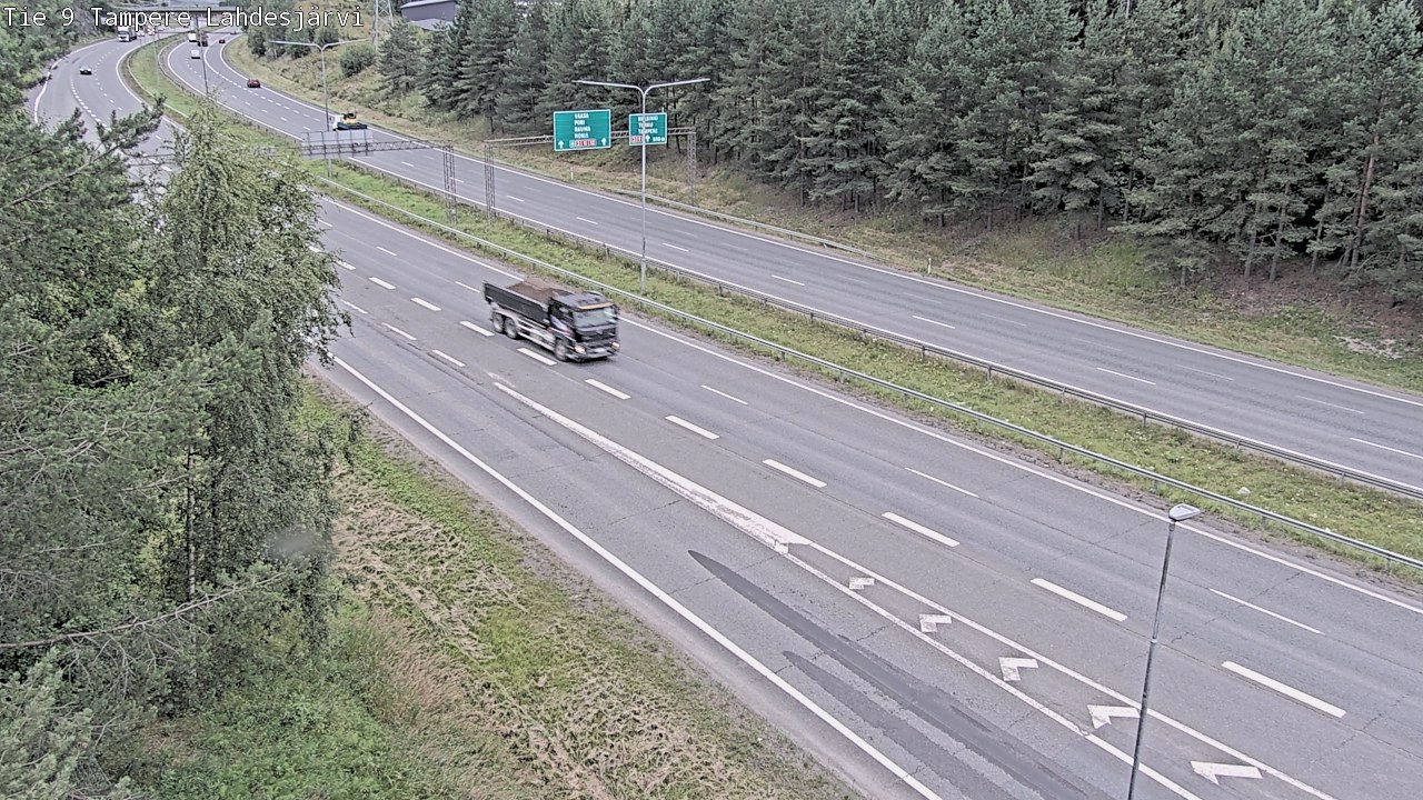 Weather Camera Image Road 9 Tampere, Lahdesjärvi, Tampere, Pirkanmaa