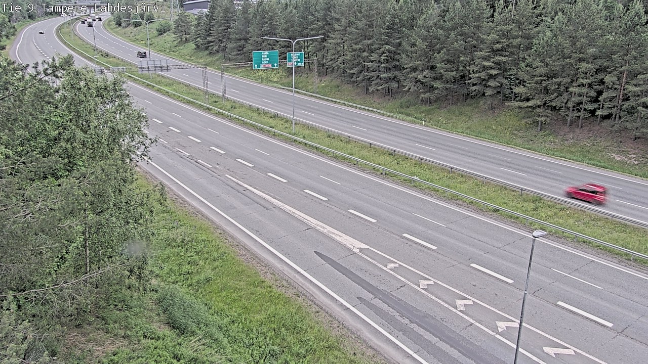 Weather Camera Image Väg 9 Tammerfors, Lahdesjärvi, Tampere, Pirkanmaa