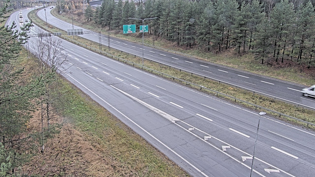 Weather Camera Image Road 9 Tampere, Lahdesjärvi, Tampere, Pirkanmaa