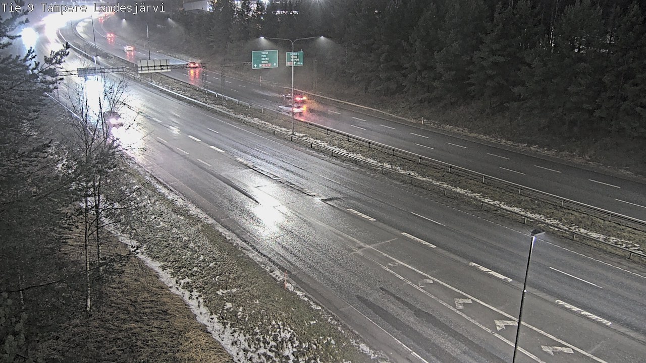 Weather Camera Image Väg 9 Tammerfors, Lahdesjärvi, Tampere, Pirkanmaa