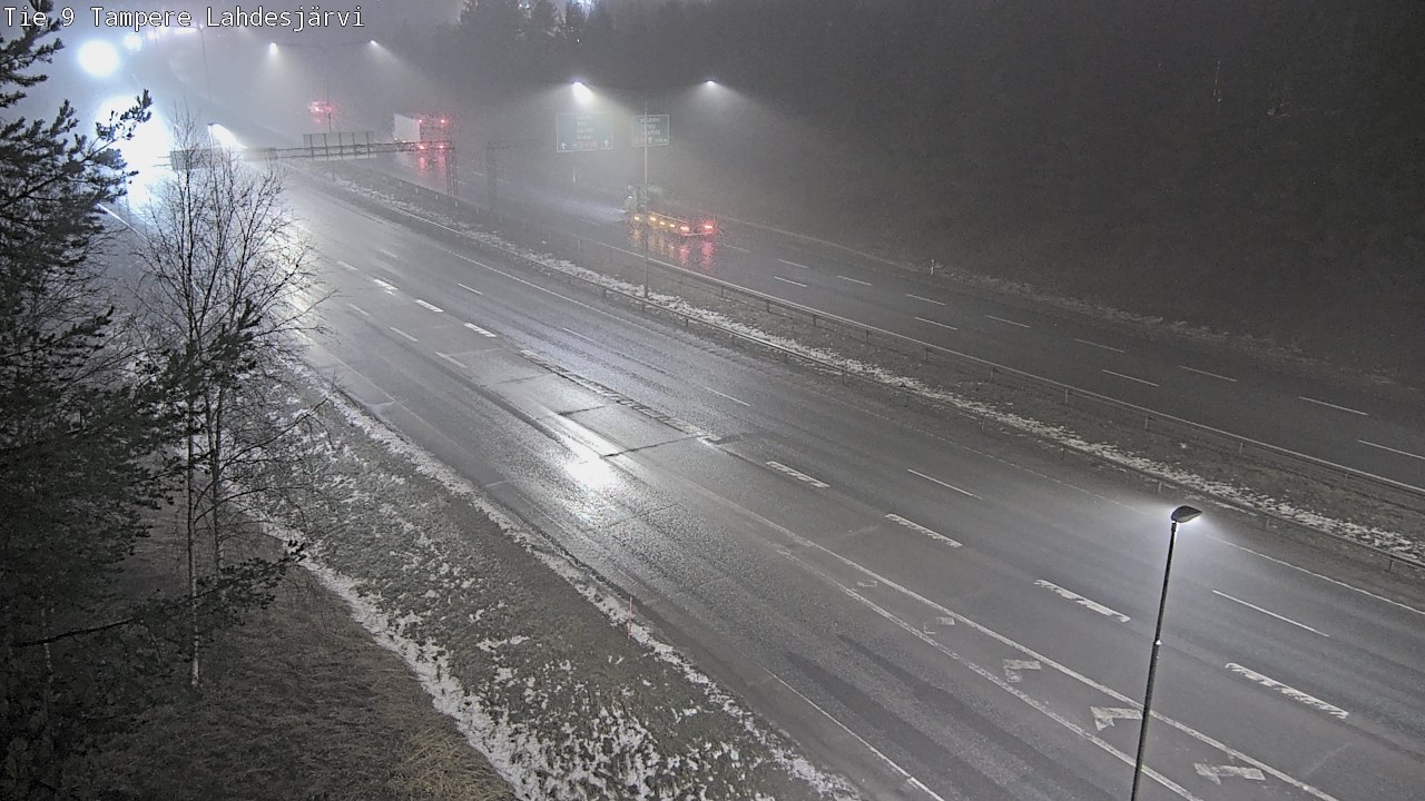 Weather Camera Image Väg 9 Tammerfors, Lahdesjärvi, Tampere, Pirkanmaa