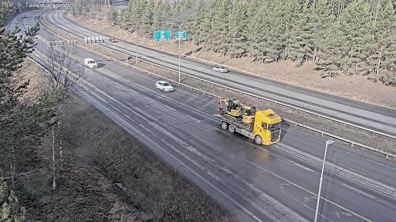 Weather Camera Image Road 9 Tampere, Lahdesjärvi, Tampere, Pirkanmaa