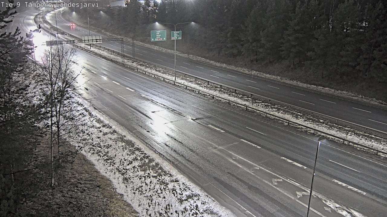Weather Camera Image Väg 9 Tammerfors, Lahdesjärvi, Tampere, Pirkanmaa