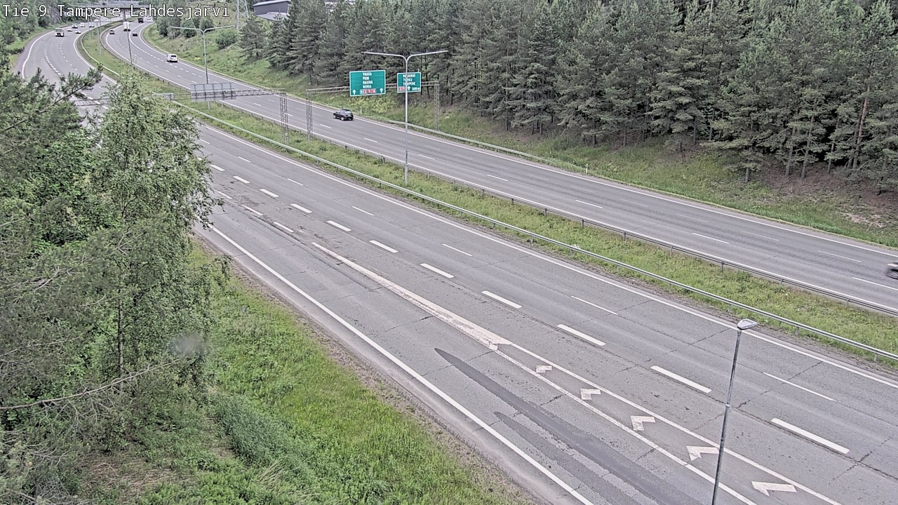 Weather Camera Image Väg 9 Tammerfors, Lahdesjärvi, Tampere, Pirkanmaa