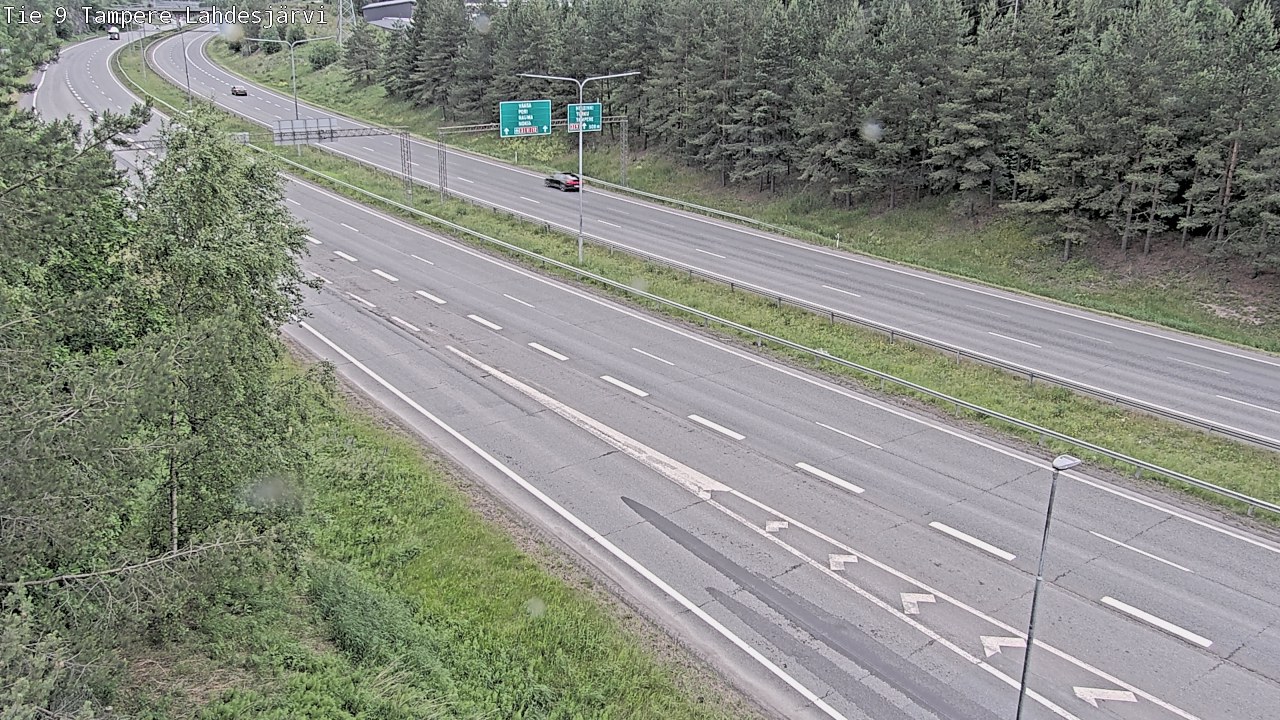 Weather Camera Image Väg 9 Tammerfors, Lahdesjärvi, Tampere, Pirkanmaa