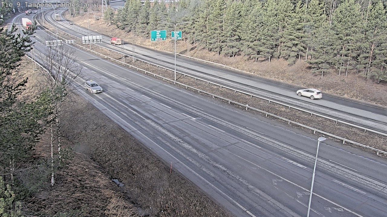 Weather Camera Image Road 9 Tampere, Lahdesjärvi, Tampere, Pirkanmaa