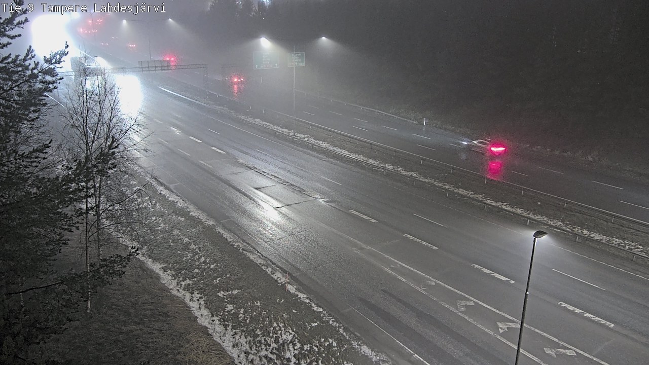 Weather Camera Image Väg 9 Tammerfors, Lahdesjärvi, Tampere, Pirkanmaa