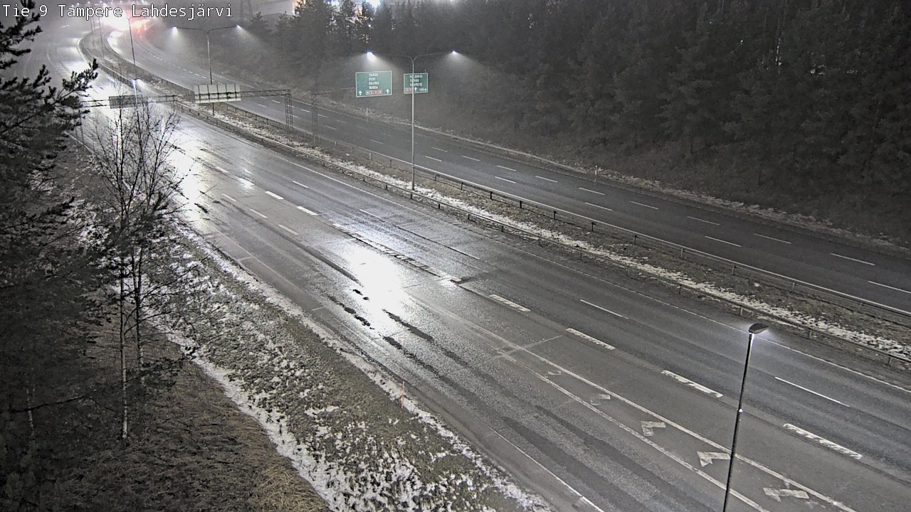 Weather Camera Image Väg 9 Tammerfors, Lahdesjärvi, Tampere, Pirkanmaa