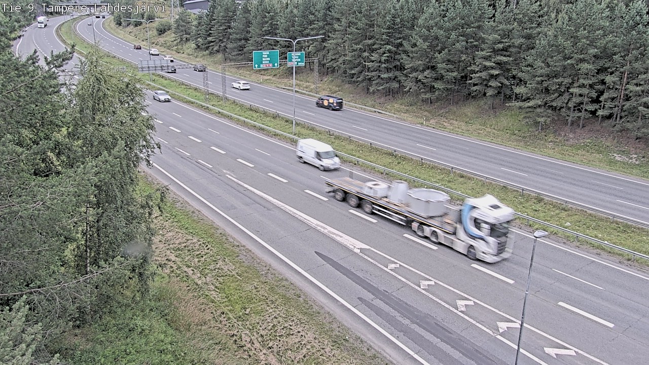 Weather Camera Image Road 9 Tampere, Lahdesjärvi, Tampere, Pirkanmaa