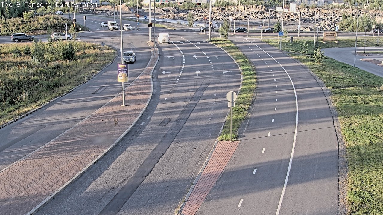 Kelikamerat Kuva Tie 9 Tampere, Lahdesjärvi, Tampere, Pirkanmaa