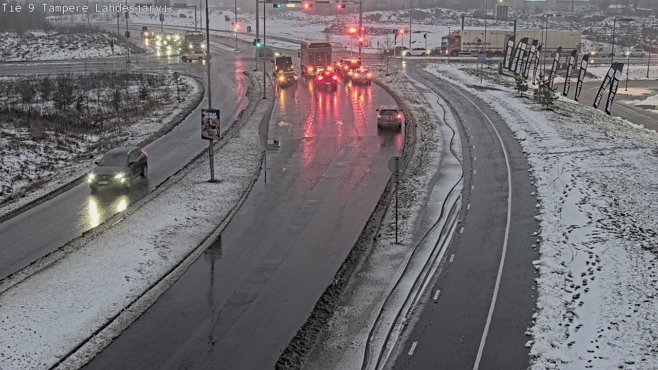 Weather Camera Image Road 9 Tampere, Lahdesjärvi, Tampere, Pirkanmaa