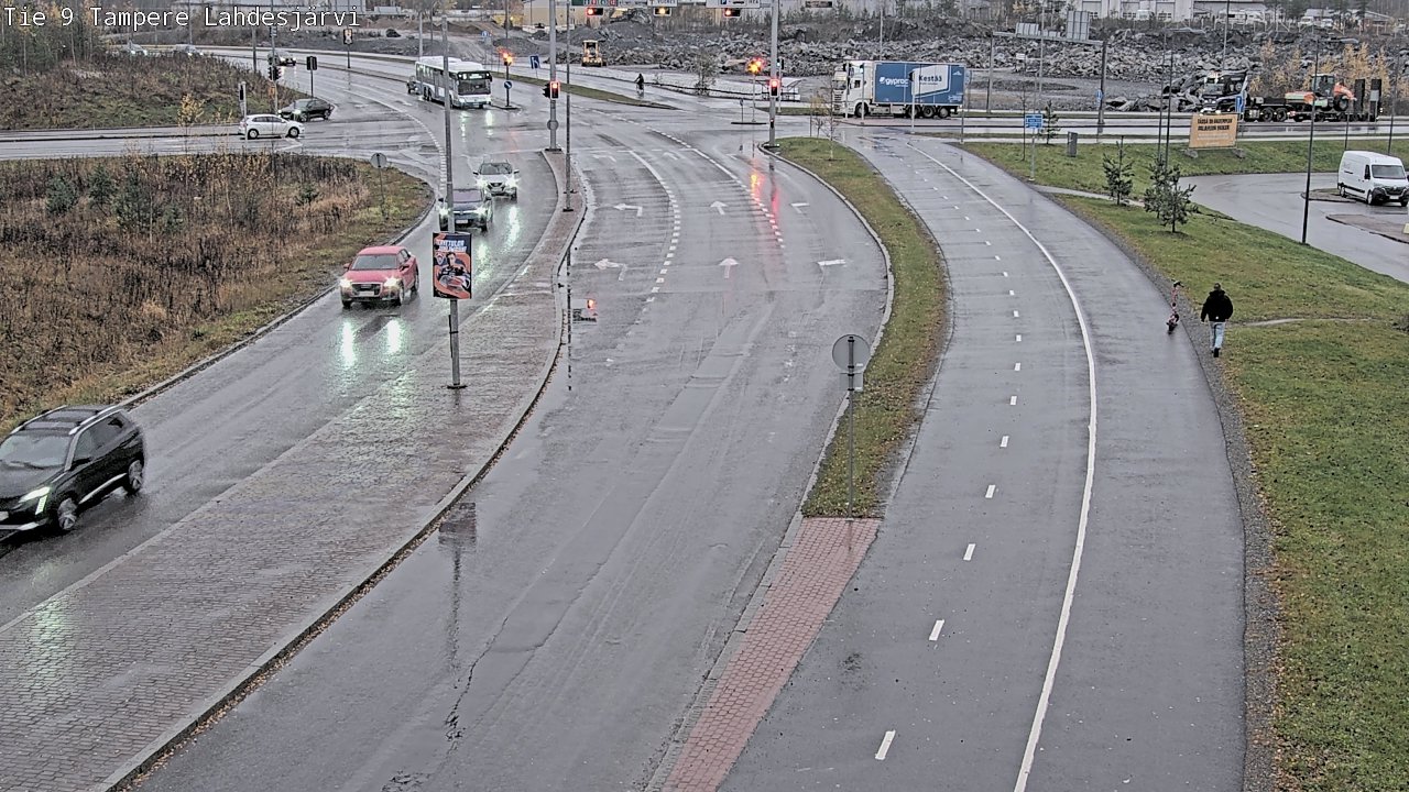 Weather Camera Image Väg 9 Tammerfors, Lahdesjärvi, Tampere, Pirkanmaa