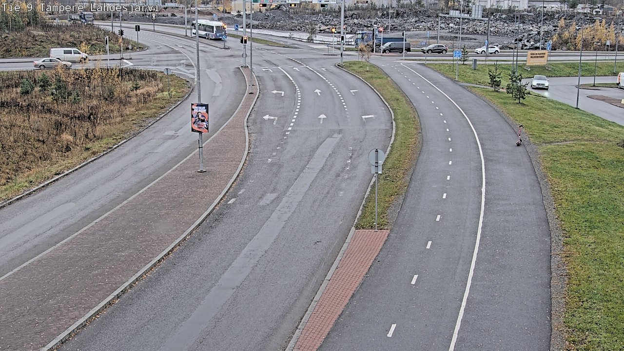 Kelikamerat Kuva Tie 9 Tampere, Lahdesjärvi, Tampere, Pirkanmaa