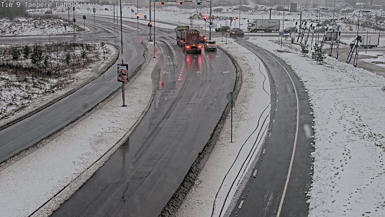 Weather Camera Image Road 9 Tampere, Lahdesjärvi, Tampere, Pirkanmaa